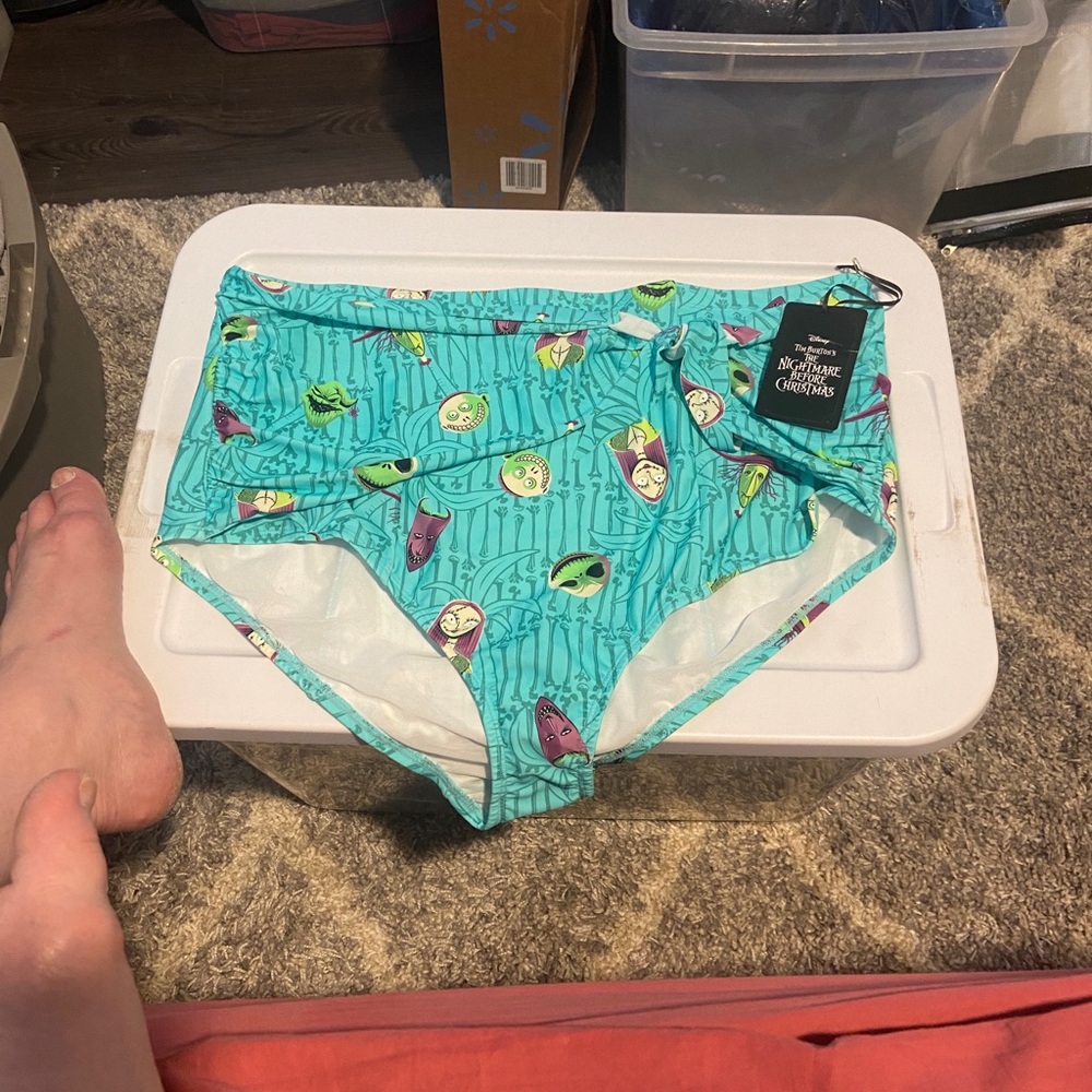 Torrid Disney Aqua Nightmare Before Christmas Bikini Bottom